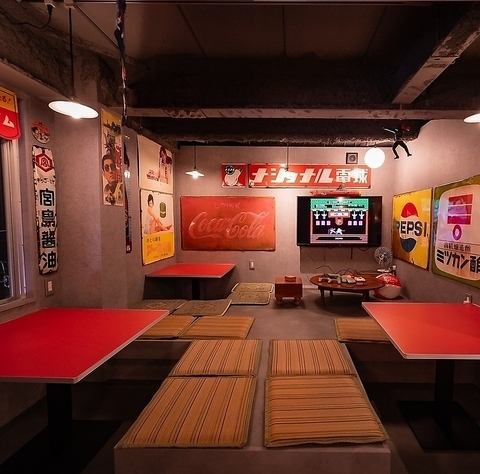 【射的で楽しい・食べて美味しい射的センター】レトロな空間