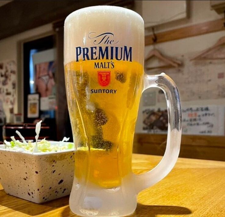 プレミアムモルツ生ビールが550円！