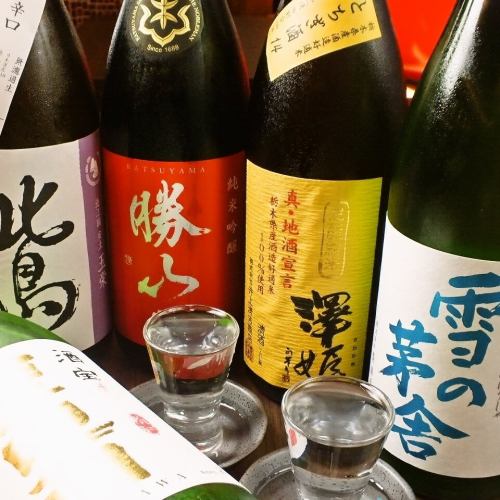 [Nationwide famous sake] Delicious sake from all over Japan such as Niigata, Kyoto, Tochigi, Akita, and Yamagata!