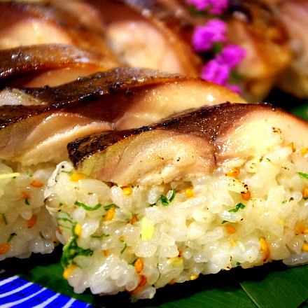 【日本酒のアテGPで最優秀賞を取った】焼き鯖寿司