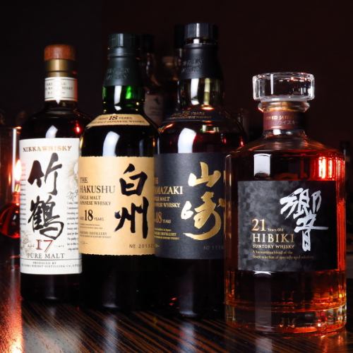 [Japanese Whisky] We also have Japanese whiskey, which becomes more rare and valuable every year.