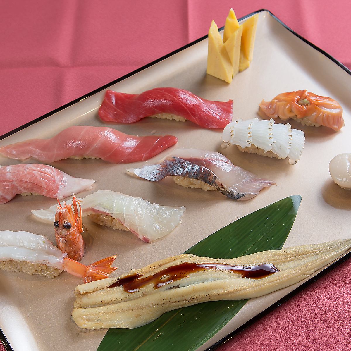 新鮮な食材で握ったお寿司で至福のひとときをお過ごしください！