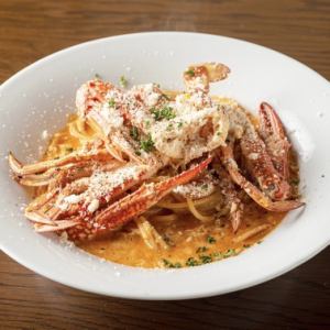 渡り蟹のトマトクリーム