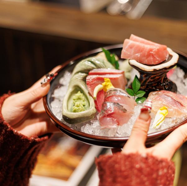 [Enjoy fresh fish] Enjoy our sashimi delivered directly from the source.