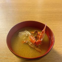 藍蟹味噌湯