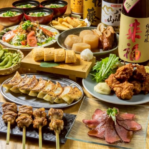 All-you-can-drink courses starting from 4,500 yen to suit various occasions and budgets