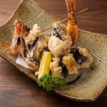 アカウルメ(タカサゴ)の唐揚げ