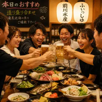 【１１月・１２月限定】忘年会シーズン！ お得な食事・飲み放題付き 5,000円 ※４名～