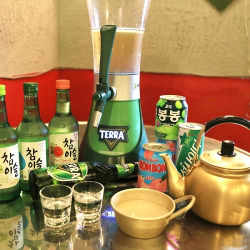 Plenty of Korean sake too♪