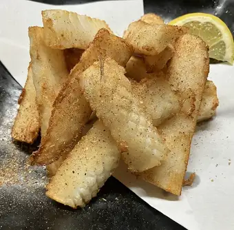 イカと長芋の山椒揚げ