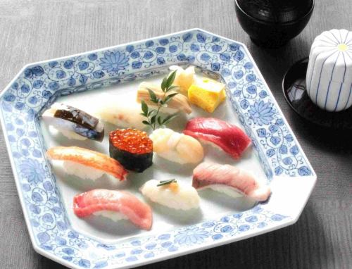 Seasonal recommended nigiri "Sazanka"