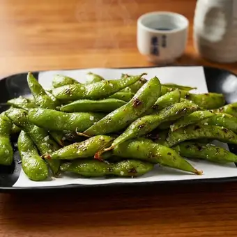 烤毛豆