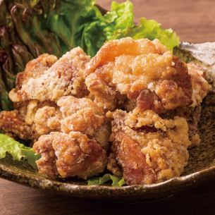 とんぺら屋の唐揚げ (塩スパイス/にんにく醤油)　各