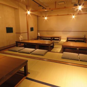 The digging kotatsu seats are available for 4 to 6 people x 5.We are accepting reservations for various banquets!
