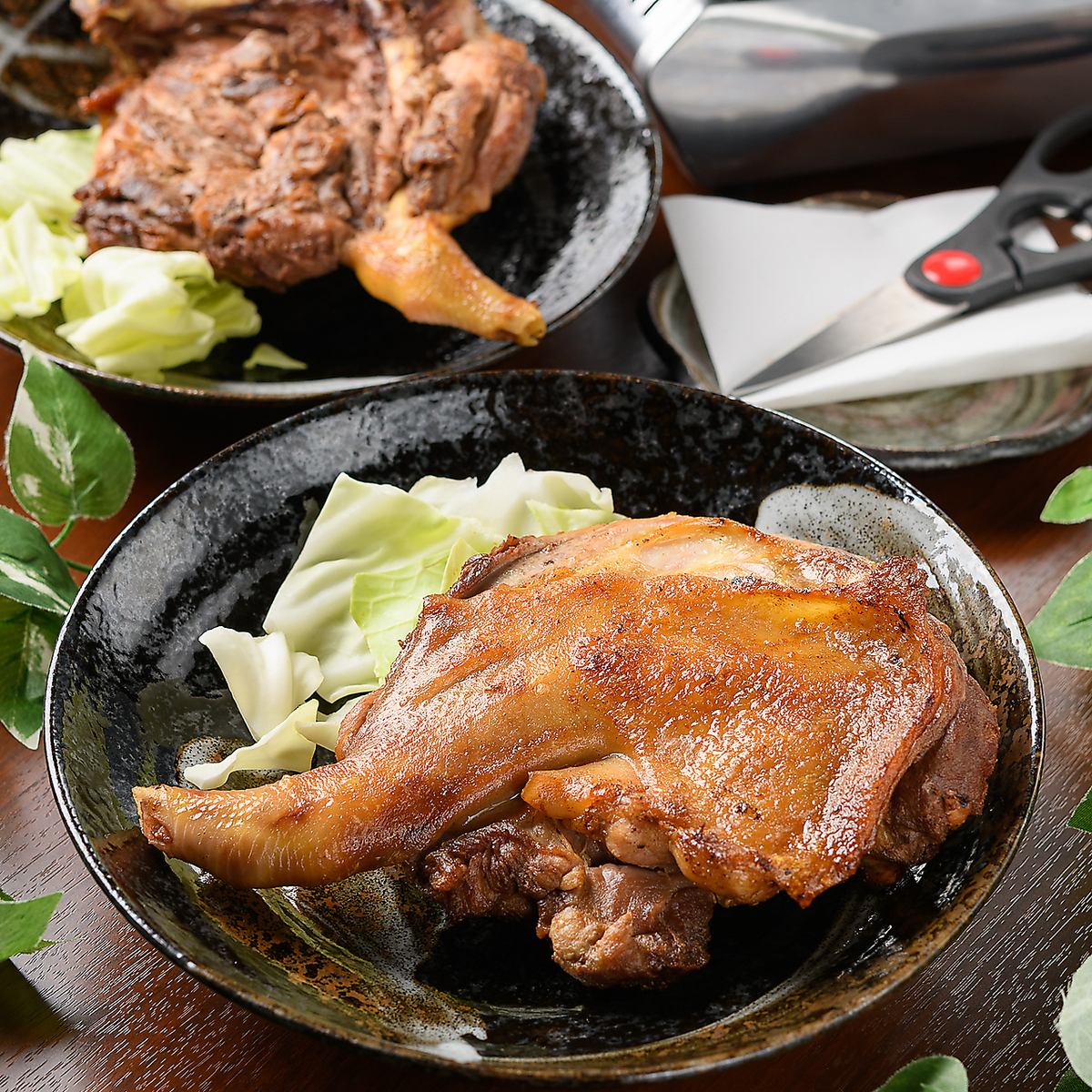 精肉店のお肉を愉しむ♪新鮮な焼き鳥♪財布にもやさしく嬉しい！