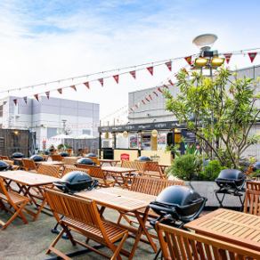 開放感ある空間でＢＢＱが楽しめます！