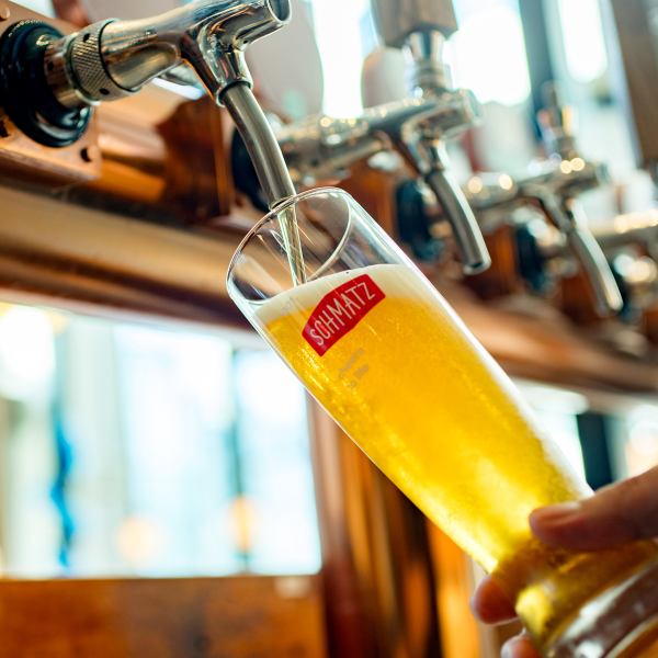 シュマッツ自慢のドイツビール、ビール以外ののドリンクも充実♪