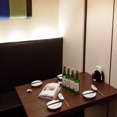 Lunch is in a comfortable and safe private room