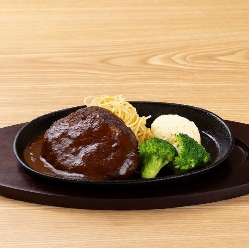 Hamburger steak at a Western restaurant