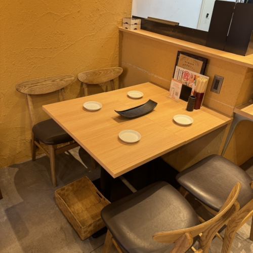 様々なお席タイプをご用意