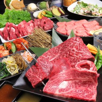 [90 minutes premium all-you-can-eat] Beef salt tongue, steak, grilled short ribs! 7 kinds of sweets are also available♪