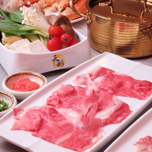 【臨場感たっぷりのライブキッチンで高級和牛を】