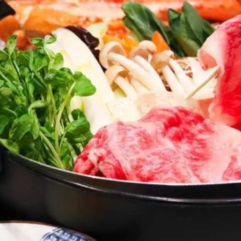 【寿喜烧套餐】<含120分钟自助餐> 高级和牛寿喜烧无限量畅吃♪<96道菜品>