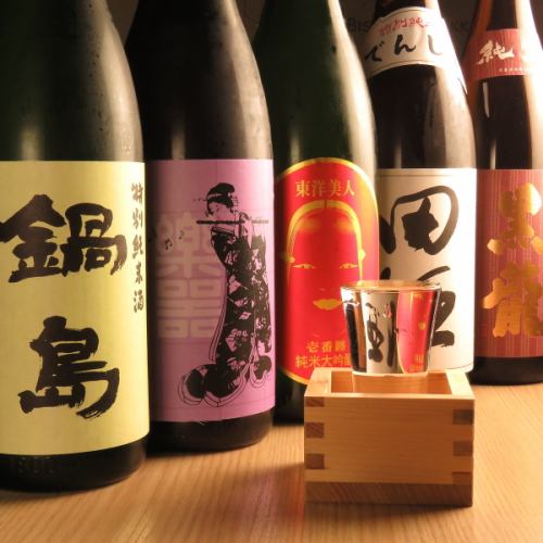 Nationwide selection of sake