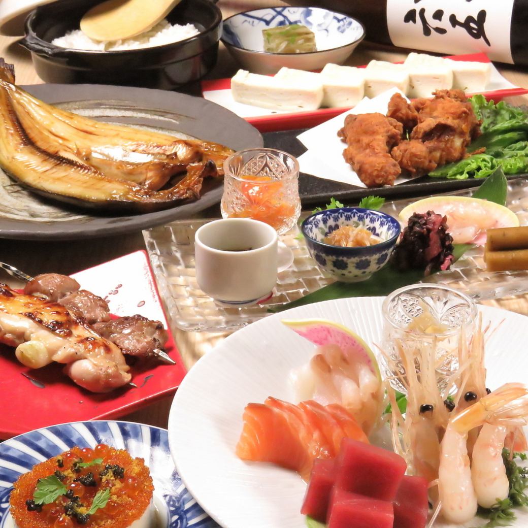 [Equipped with private rooms] Hospitality with rare pure rice sake and delicious attestation from all over the country
