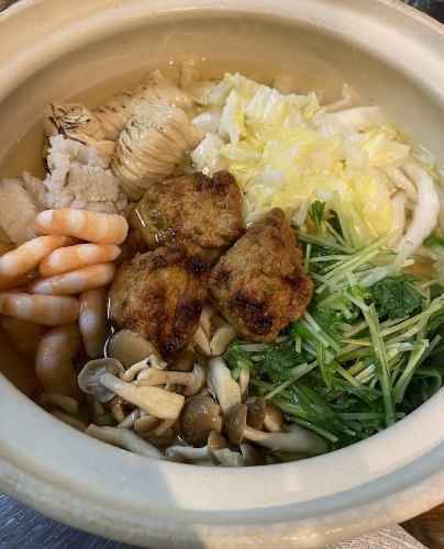 【夏宴席】生ビール付　冷やし豆腐鍋・タコのカルパッチョ等全6品＋飲み放題付　4500円（税込）