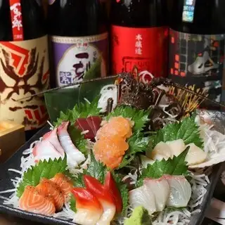 【贅沢おまかせコース】伊勢海老の姿造りに名物の焼き牛タンや大山鶏など9品《2時間飲み放題付》