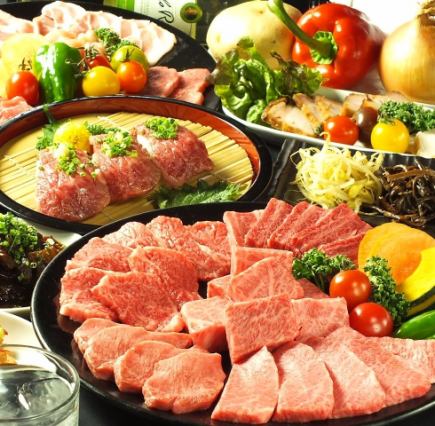 ★焼肉(全83品) 食べ放題★　ソフトドリンク飲み放題付♪一気の本気コース6500円→6300円(税込)