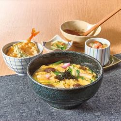 Gomoku Kishimen and Tempura Mini Bowl Set