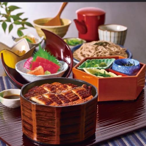 うなぎひつまぶしと麺