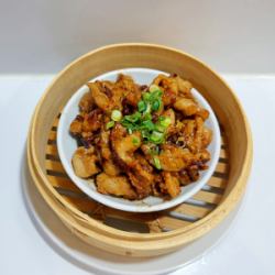 豆蒸肉茄子