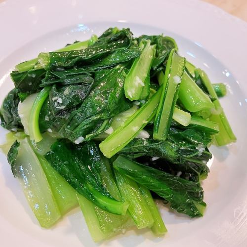 Stir-fried Komatsuna