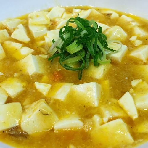 Stir-fried tofu with crab miso