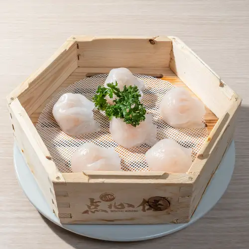 Steamed dumplings with shrimp (6 pieces)