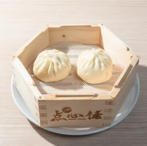 Two small pork buns
