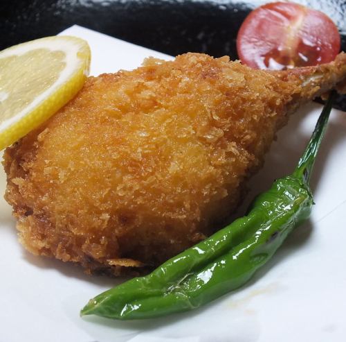 Crab claw croquette