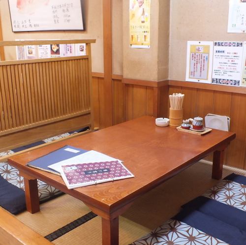 A Japanese-style and relaxing space.Please relax and enjoy your meals! For small parties, etc. ◎ Slowly without worrying about the surroundings ♪