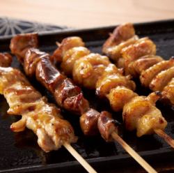 Iron plate yakitori 4 kinds assortment