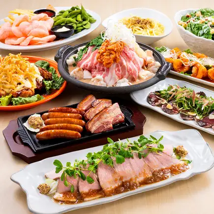 3種類から選べるメイン◆夏のスタミナ陶板焼コース◆2.5H飲放題4500円