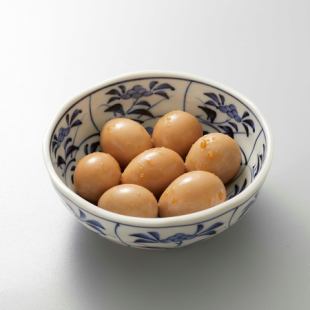 Quail egg pickled in garlic soy sauce
