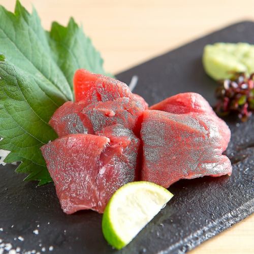 Raw tuna sashimi