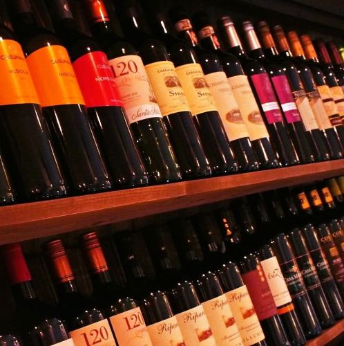 A treasure trove of wine x a lineup of excellent dishes that go well with wine ♪