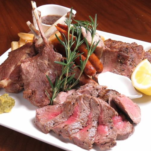 Our specialty [lamb chops] prepared with a variety of seasonings!