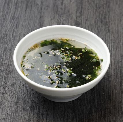 裙帶菜湯