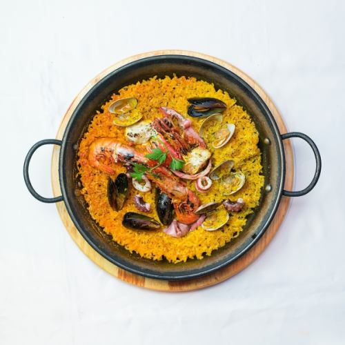 《Bouillon》 Luxury seafood paella (for 2 people)