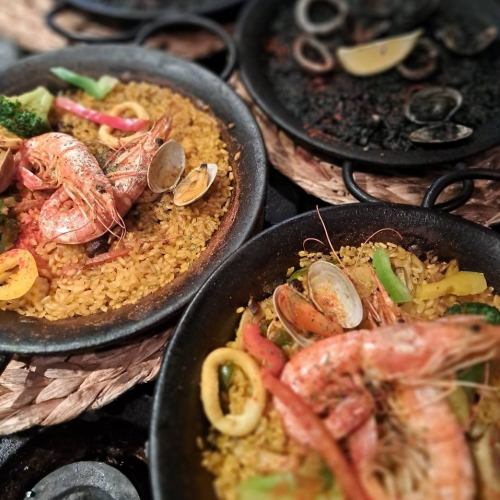 [Many menus popular among women★] Find your favorite ♪ ≪20 types of popular paella≫ Perfect for lunch parties◎